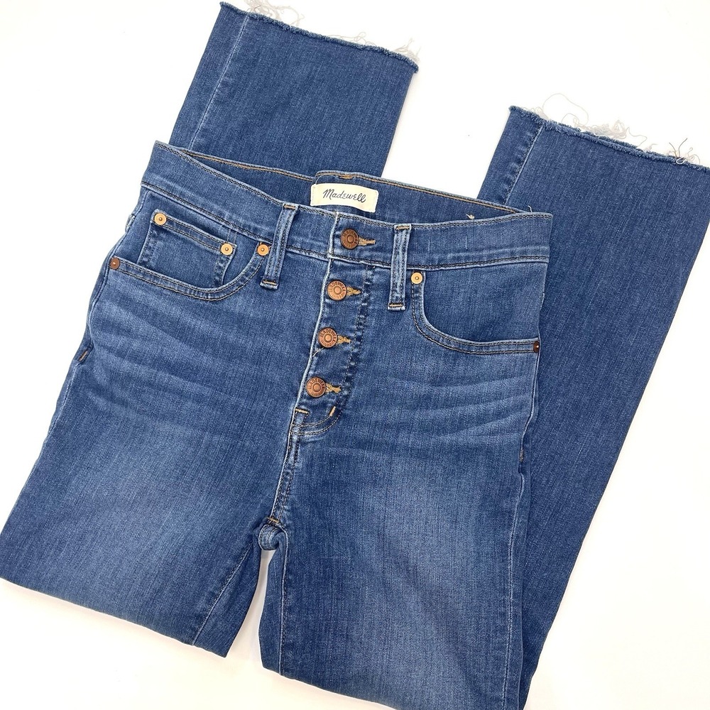 Madewell Dark Blue Bootcut Jeans